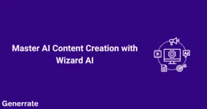 AI content creation with Wizard AI